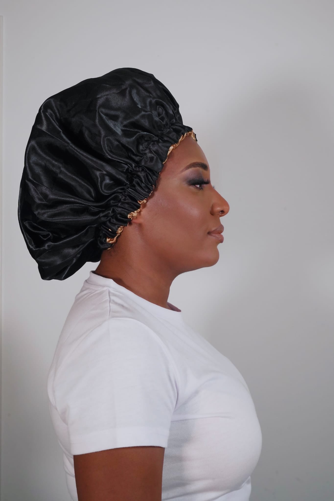 Bonnet de nuit en Wax et Satin pour la protection des cheveux –  wanucosmetics